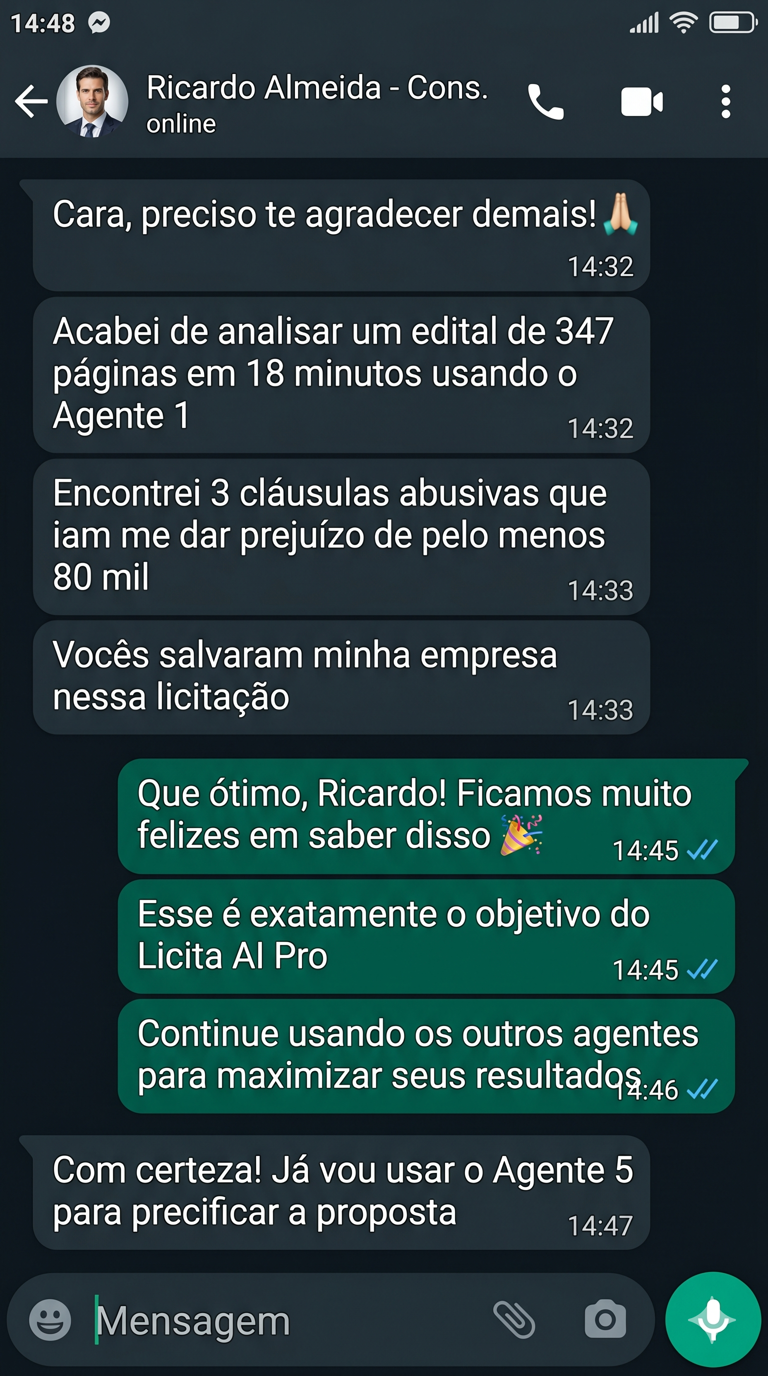 Depoimento Cliente