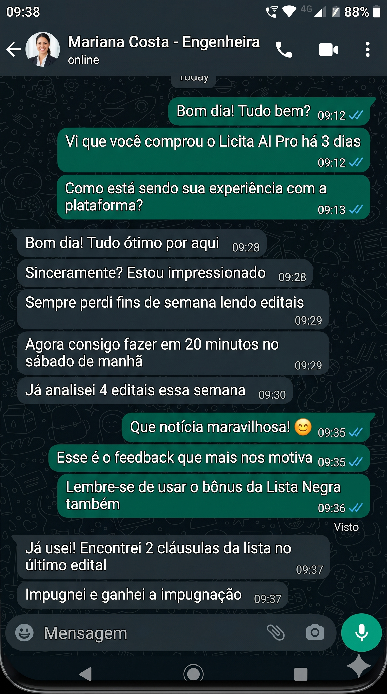Depoimento Cliente