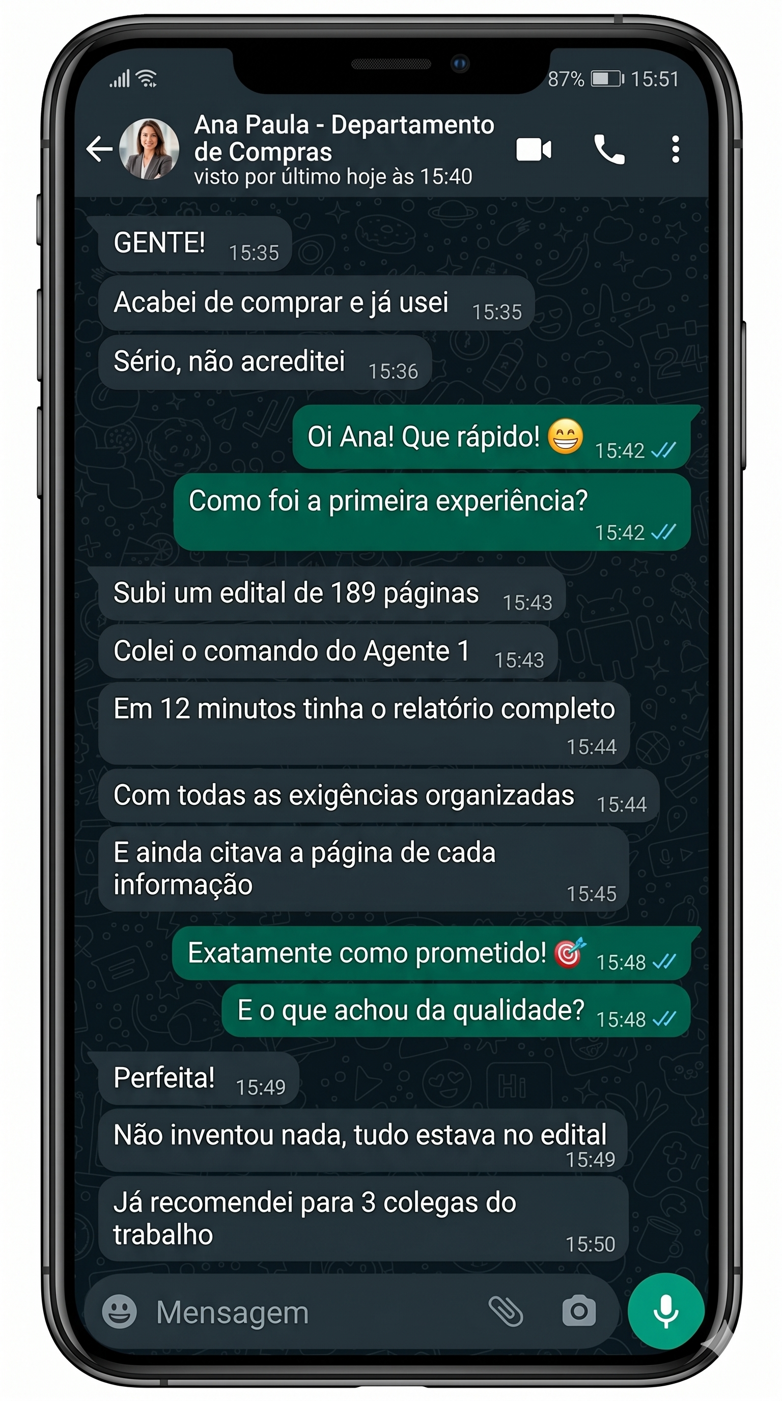 Depoimento Cliente